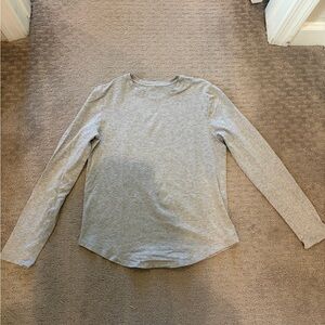 Lululemon Gray Long Sleeve Shirt